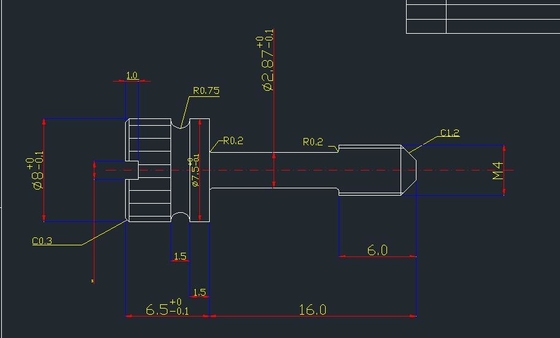 Parafuso Torx de aço inoxidável prisioneiro do anti roubo com coluna M4X12