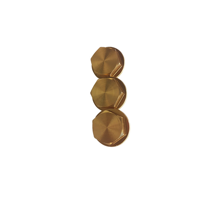 Rebites de alumínio do ouro da eletroforese para prendedores decorativos do prego do cubo do veículo para o veículo alterado