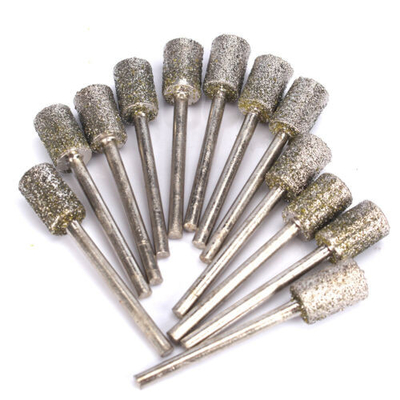 grande Diamond Rotary Burr For Stone esculpir de cinzeladura de gravação de vidro de 4mm-25mm