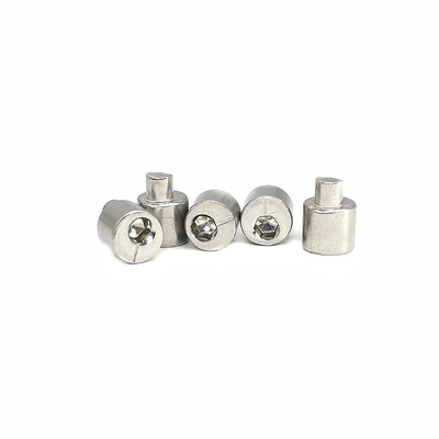 Não padrão Hexagonal excêntrico prego 304 aço inoxidável sólido cabeça plana redonda passo conector de fixação rivet