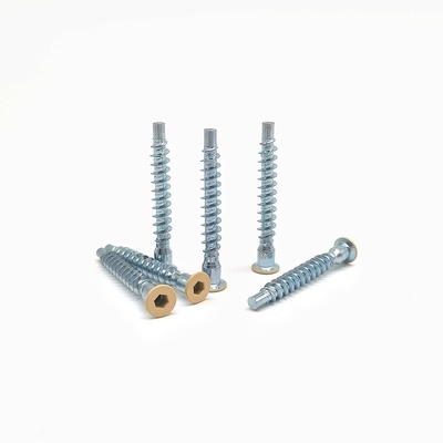 Do parafuso reto do reparo da linha do rolo do auto sextavado parafuso de madeira de batida escareado do armário do dente
