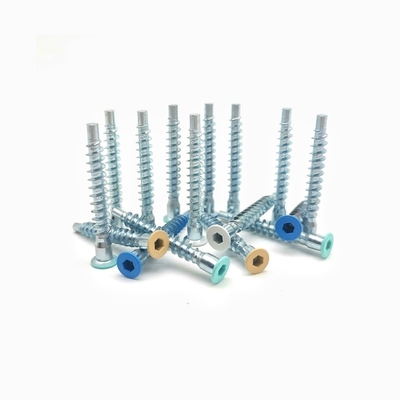 Do auto sextavado reto do parafuso do armário do reparo da linha rolo de batida escareado