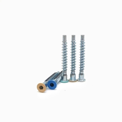 Do auto sextavado reto do parafuso do armário do reparo da linha rolo de batida escareado
