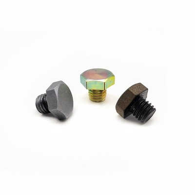 Parafuso decorativo hexagonal de zinco pintado parafuso de CD de unhas de aço inoxidável