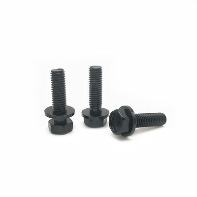 10.9 Grau Hexagonal combinado parafuso parafuso com almofada plana e Dacromet revestido exterior