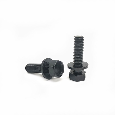 10.9 Ferro de carbono de grau Hexagon Head Bolt External Flat Pad Combination Screw