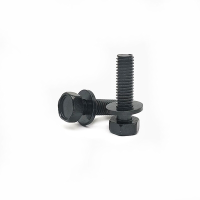 10.9 Ferro de carbono de grau Hexagon Head Bolt External Flat Pad Combination Screw