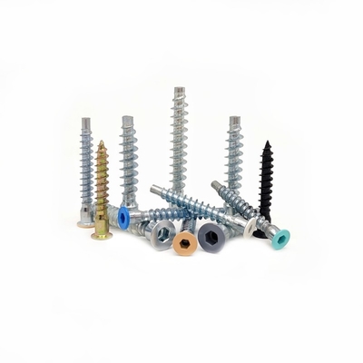 Parafusos de armário de madeira contra-encalhados de auto-toque 2,9 mm M6 * 50 M7 * 28 parafusos de auto-toque hexagonais de cabeça plana