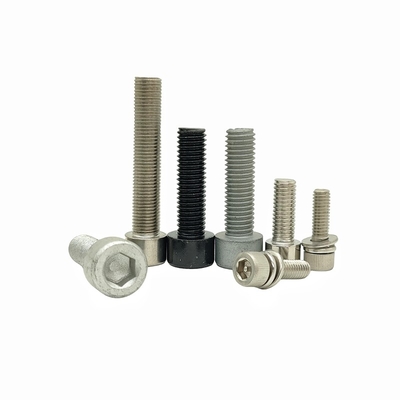 Parafusos de aço inoxidável 316L Hexagon Socket Glue Parafusos resistentes a quedas parafusos