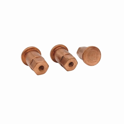 Nozes de cobre personalizadas Parafuso hexagonal Especificações completas # 10-24 * 18
