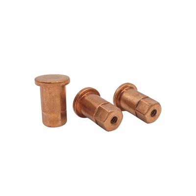 Nozes de cobre personalizadas Parafuso hexagonal Especificações completas # 10-24 * 18