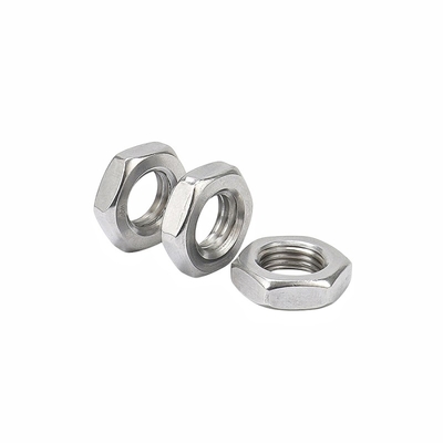 304 aço inoxidável External Hexagon Nut Metal Lock Nut M14 M16 Alta dureza