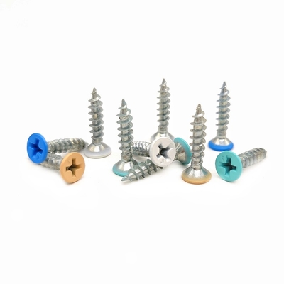 DIN aço inoxidável parafusos de auto-aperto contra-encalhados Hexagonal Cross Mountain Wire para iluminação