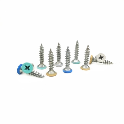 DIN aço inoxidável parafusos de auto-aperto contra-encalhados Hexagonal Cross Mountain Wire para iluminação
