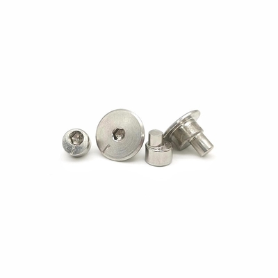 Fonte Fabricante Aço inoxidável Hexagon excêntrico Rivet de bloqueio de montagem rápida excêntrico Armadilha de ajuste Rivet