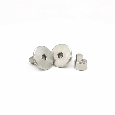 Não padrão Hexagonal excêntrico prego 304 aço inoxidável sólido cabeça plana redonda passo conector de fixação rivet