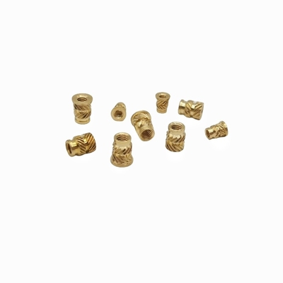 Duplo Twill Copper Nut Copper Insert Copper Flower Mother Hot Melt Injection Nut Copper Insert Nut