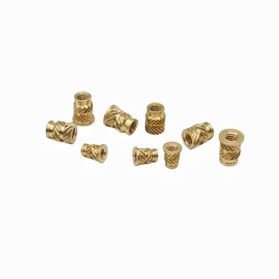 Duplo Twill Copper Nut Copper Insert Copper Flower Mother Hot Melt Injection Nut Copper Insert Nut