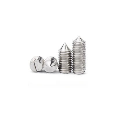 Fabrica venda direta aço inoxidável 304 Slotted Tip Set parafuso máquina medidor parafuso torre