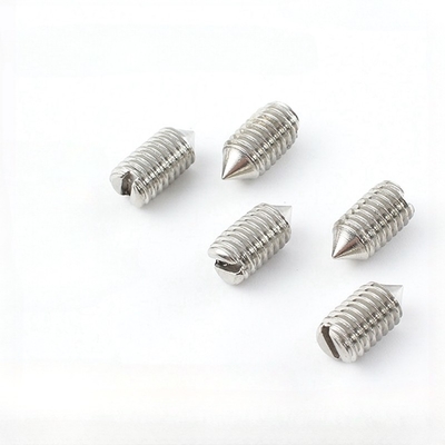 Fabrica venda direta aço inoxidável 304 Slotted Tip Set parafuso máquina medidor parafuso torre