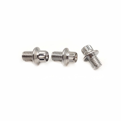 Flancas não-padrão parafusos hexagonais externos parafusos de pedal de alumínio pregos resistência à corrosão