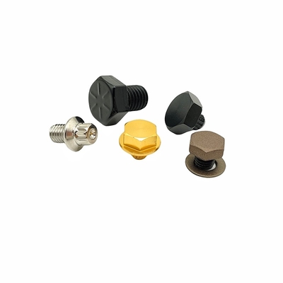 Alta resistência Externa Hexagonal parafuso Oxidação Negrificação aço carbono Externa Hexagonal Desenho prego