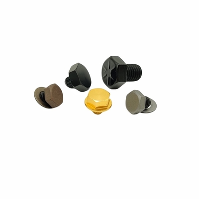 10.9 Classe Pintado Preto Brilhante Hexagonal parafuso de aço carbono parafuso hexagonal
