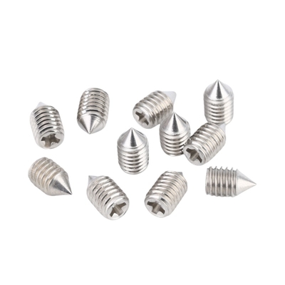 Precision Machine Endless Meter Stop Screw Slotted Tip Set Screw Cut Slotted Positioning Screw