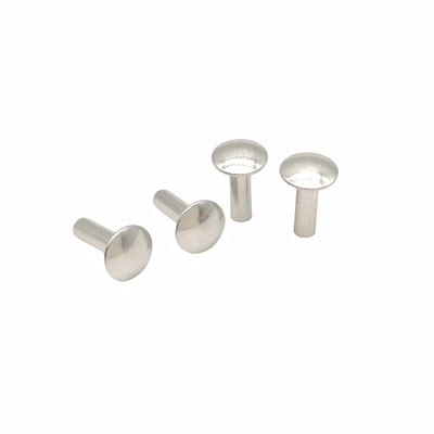 Fabricantes Fornecem Rivets de cabeça plana Rivets de alumínio Rivets sólidos e Rivets de cabeça plana redonda