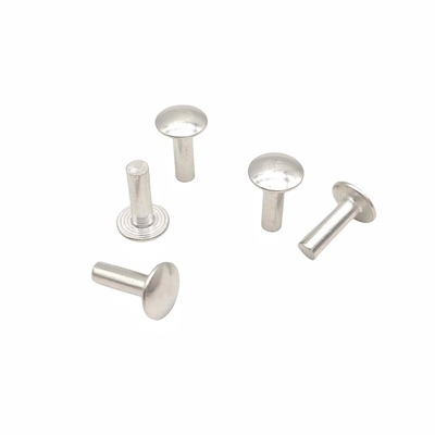 Fabricantes Fornecem Rivets de cabeça plana Rivets de alumínio Rivets sólidos e Rivets de cabeça plana redonda
