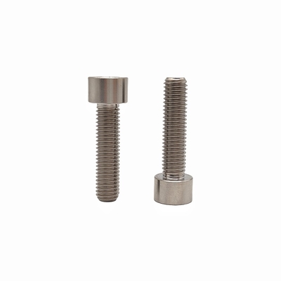 Processamento de marca de coroa de titânio puro feito sob encomenda cabeça de taça de titânio hexagonal parafuso liga de titânio parafuso hexagonal