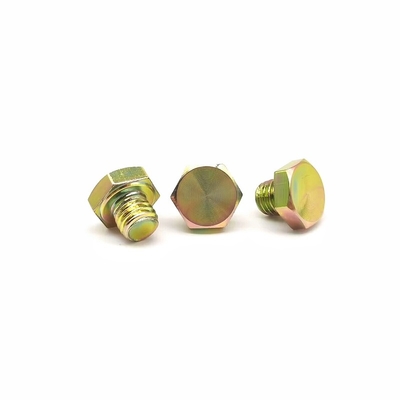 Parafusos para cabeças hexadecimais com rosca não magnética A4 -70 M8X10 Parafusos de estofamento de aço inoxidável