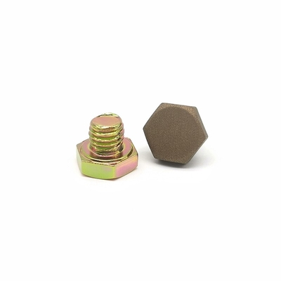 Parafusos para cabeças hexadecimais com rosca não magnética A4 -70 M8X10 Parafusos de estofamento de aço inoxidável