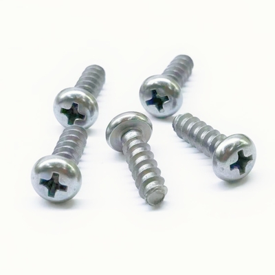 Parafusos de liga de zinco-níquel Phillips Pan Head para plásticos M5*16