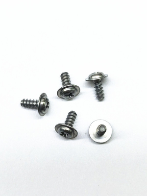 Parafusos de cabeça de lavar roupa Phillips parafusos de liga de níquel de zinco para plástico de aço inoxidável cor original