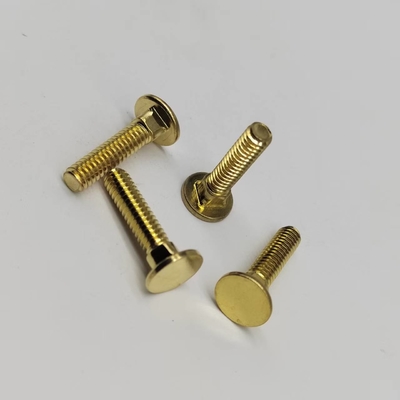 Parafusos de cabeça de pescoço de cobre #8-32 Parafusos de dentes finos para equipamentos eletrônicos