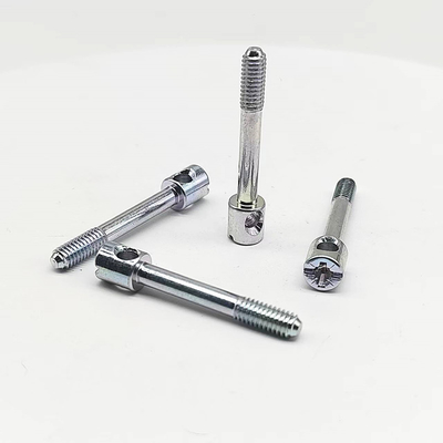 Parafusos perfurados de Phillips eletrogalvanizados em recessos parafusos de medidores parafusos de vedação de chumbo M4*27