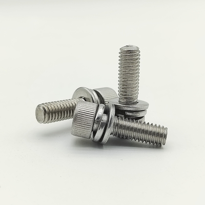 Parafusos de segurança triplos A4-80 não padronizados para infraestrutura pública, acabamento em óxido preto, soquete hexagonal, Guanbiao Hardware