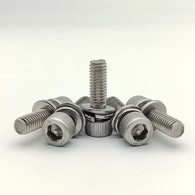 Componentes resistentes do hexágono externo dos parafusos de bloqueio de aço inoxidável da espessura customizável ideais para industriais e mecânicos