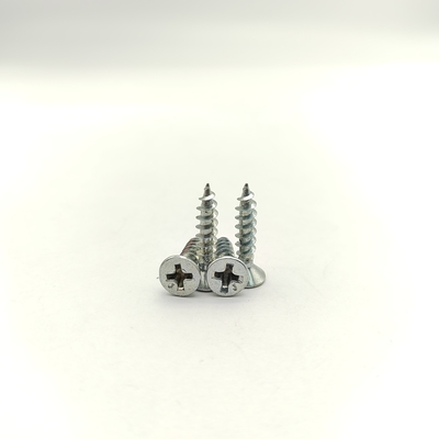 Parafusos autoatarraxantes de cabeça chata Phillips Aço Inoxidável M3-M8