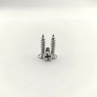 Parafusos autoatarraxantes de cabeça chata Phillips em aço inoxidável 304 A2-70