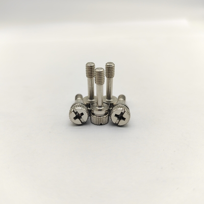 Parafusos cativos recartilhados em aço inoxidável A2 com fenda Phillips/Fenda Combinada