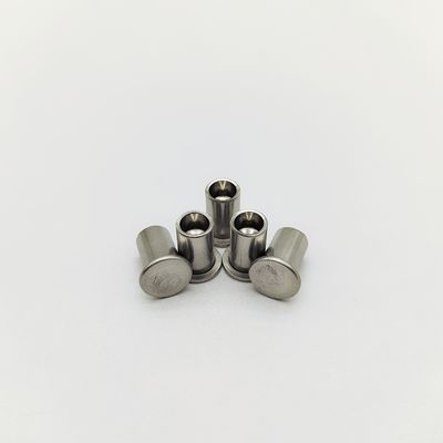 Rebites semi-tubulares de cabeça chata em aço inoxidável 304 DIN 7337 M3-M6