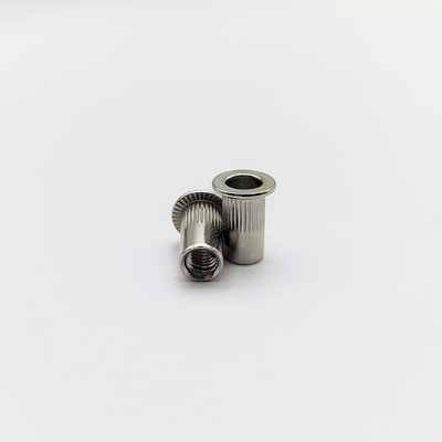 Nozes de rivetas de aço inoxidável 304 M4 a M8 para painéis finas