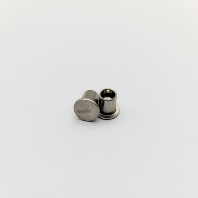 Rebites de precisão de pequena dimensão semitubulares - Inoxidável de alta resistência - M2 a M6 - para dispositivos e instrumentos médicos