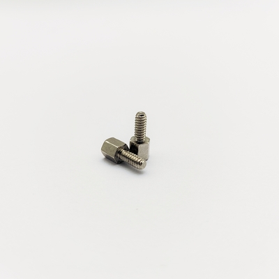 Parafuso distanciador sextavado 12mm eletropolido em aço inoxidável 316 #4-40