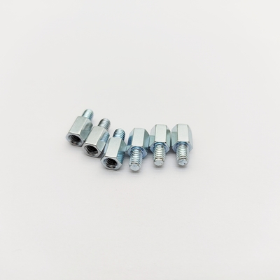 Parafuso distanciador sextavado de aço inoxidável M3-M12 5-100mm Azul-Zincado