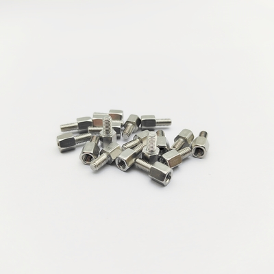 A4-80, aço inoxidável M3 Hex Standoff 11mm Homem-mulher Eletropolizado