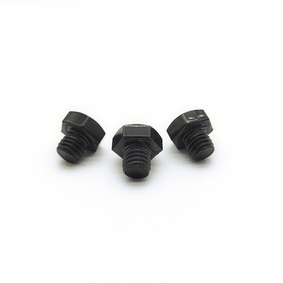 Parafusos de roda com cabeça sextavada M8 13mm Preto Aço Inoxidável Pacote de 1000