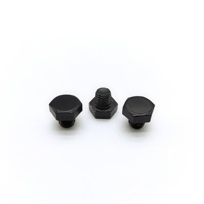 Parafusos de roda com cabeça sextavada M8 13mm Preto Aço Inoxidável Pacote de 1000